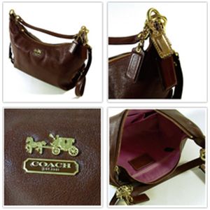 COACH(コーチ) マディソン レザー ヘイリー 14304 ショルダーバッグ ブラウン