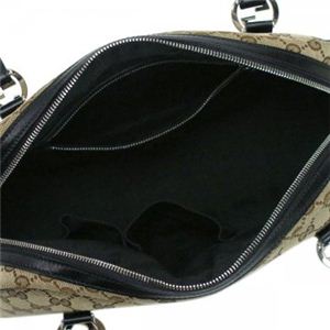 Gucci�i�O�b�`�j �V�����_�[�o�b�O GG TWINS 232958 9769 �u���b�N/�x�[�W�� �iH24�~W27/37�~D10�j