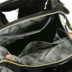 Vivienne Westwood(ヴィヴィアンウエストウッド) ハンドバッグ NEW HARLEQUIN 5073 ブラック H21×W29×D13